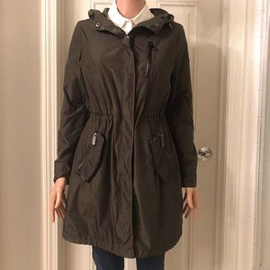 Michael Kors Dark Green Rain Jacket